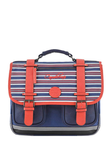 Cartable 2 Compartiments Cameleon Bleu vintage urban PBVBCA35