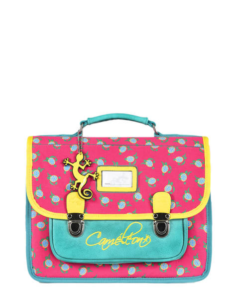 Cartable 1 Compartiment Cameleon Vert retro DALLOE