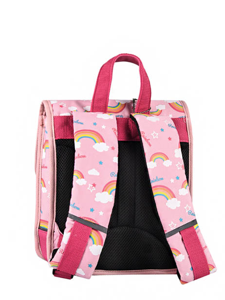 Backpack 1 Compartment Cameleon Pink retro SD30 other view 7