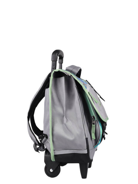 Wheeled Schoolbag For Kids 2 Compartments Cameleon Gray actual CR38 other view 4