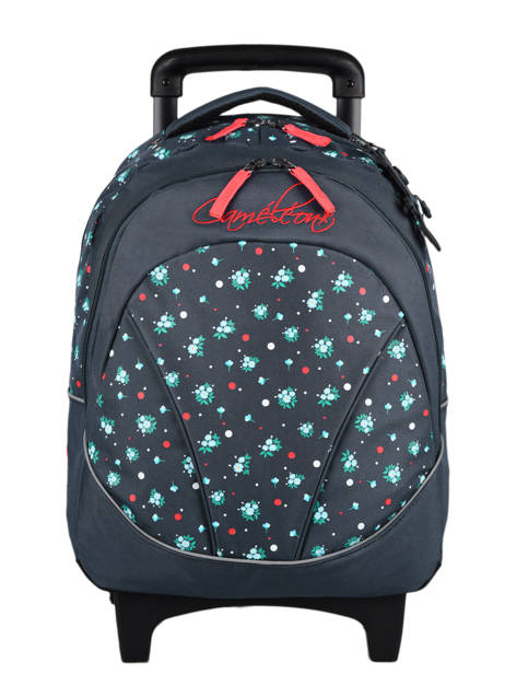 Sac à Dos à Roulettes Enfant 2 Compartiments Cameleon Bleu actual SR43
