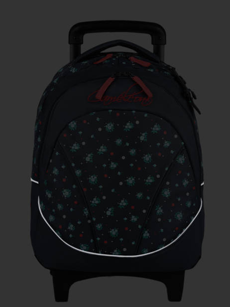 Sac à Dos à Roulettes Enfant 2 Compartiments Cameleon Bleu actual SR43 vue secondaire 8