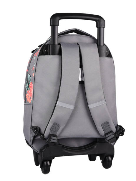 Wheeled Backpack For Kids 2 Compartments Cameleon Gray actual SR43 other view 6