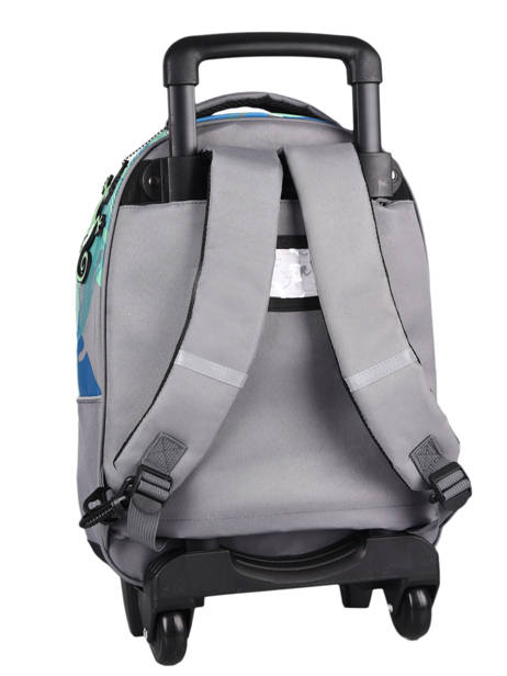 Wheeled Backpack For Kids 2 Compartments Cameleon Gray actual SR43 other view 6