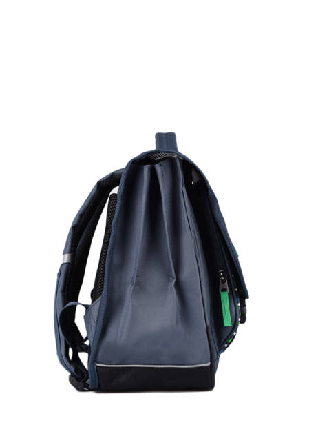 Cartable Enfant 3 Compartiments Cameleon Bleu actual CA41 vue secondaire 4
