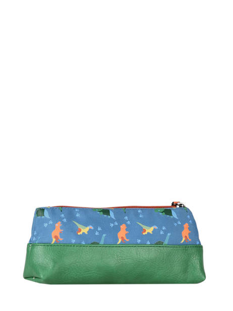 Pencil Case For Kids 1 Compartment Cameleon Blue retro TROU other view 2