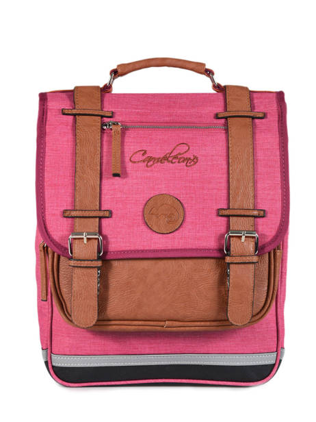 Backpack For Kids 2 Compartments Cameleon Pink vintage chine 227