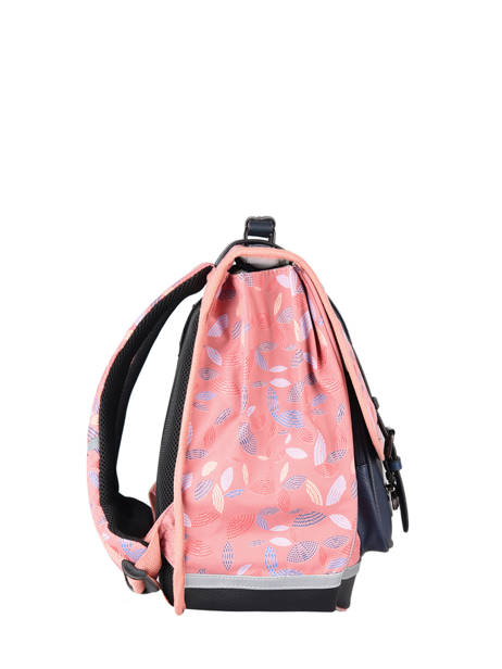 Cartable Enfant 3 Compartiments Cameleon Rose vintage fantasy CA41 vue secondaire 4