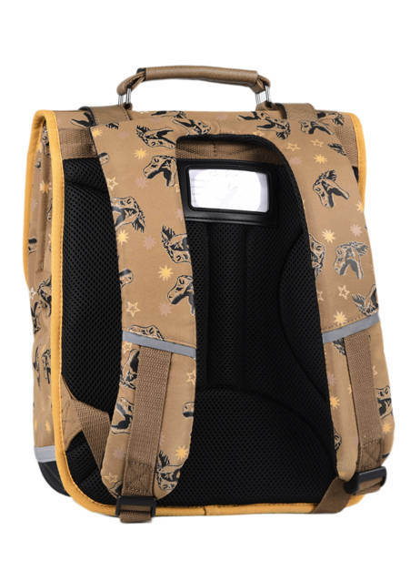 Backpack For Boys 2 Compartments Cameleon Brown vintage urban SD38 other view 8