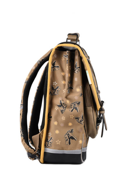 Backpack For Boys 2 Compartments Cameleon Brown vintage urban SD38 other view 7