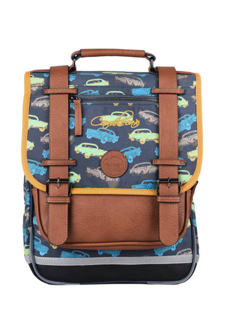 Backpack For Boys 2 Compartments Cameleon Multicolor vintage urban SD38