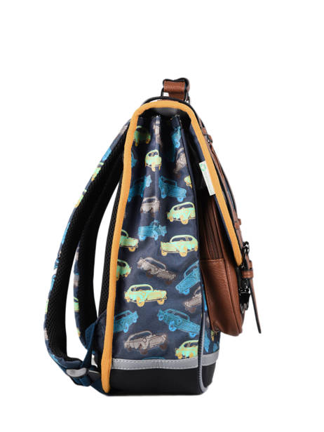 Backpack For Boys 2 Compartments Cameleon Multicolor vintage urban SD38 other view 4