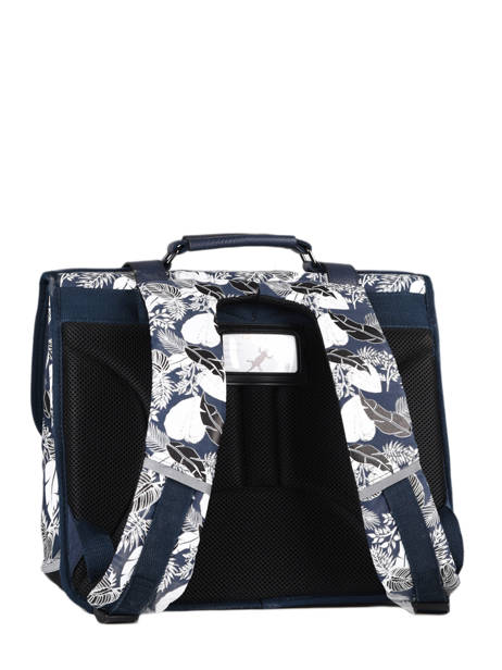 Satchel For Boys 2 Compartments Cameleon Blue vintage urban CA35 other view 8