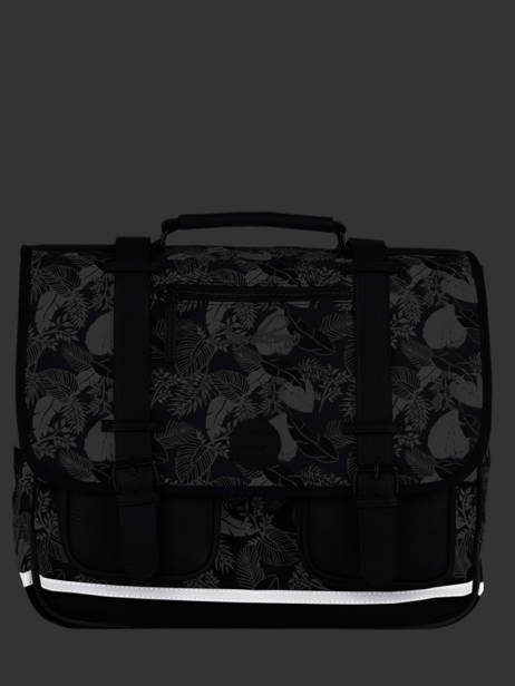 Cartable Enfant 3 Compartiments Cameleon Bleu vintage urban CA41 vue secondaire 8