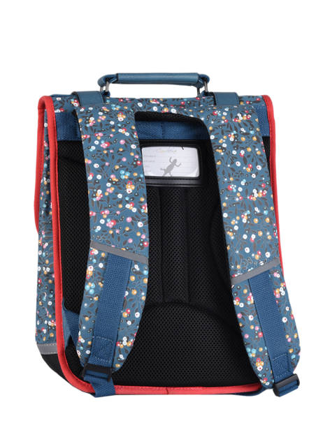 Sac à Dos Enfant 2 Compartiments Cameleon Bleu vintage fantasy SD38 vue secondaire 8