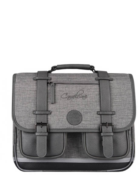 Satchel 2 Compartments Cameleon Gray vintage color CA38