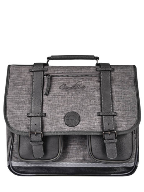 Satchel 3 Compartments Cameleon Gray vintage color VIC-CA41