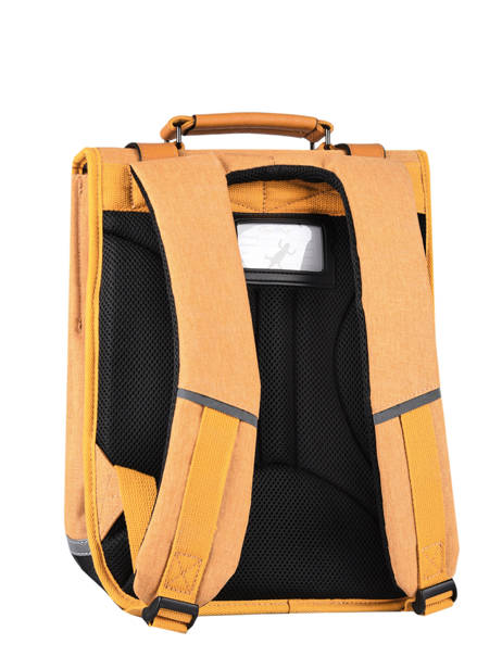 Backpack 2 Compartments Cameleon Yellow vintage color VIC-SD38 other view 7
