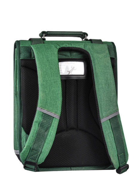 Backpack 2 Compartments Cameleon Green vintage color VIC-SD38 other view 7