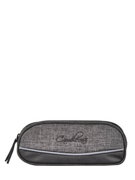 Trousse 2 Compartiments Cameleon Gris vintage color - VIC-TROU