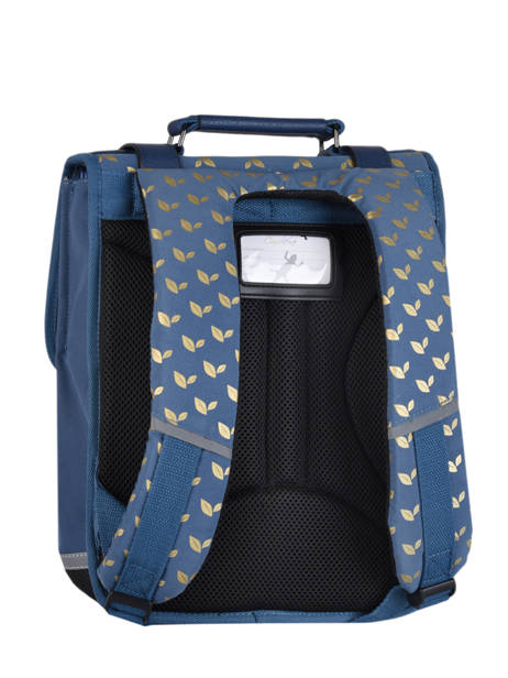 Sac à Dos Enfant 2 Compartiments Cameleon Bleu vintage fantasy SD38 vue secondaire 7