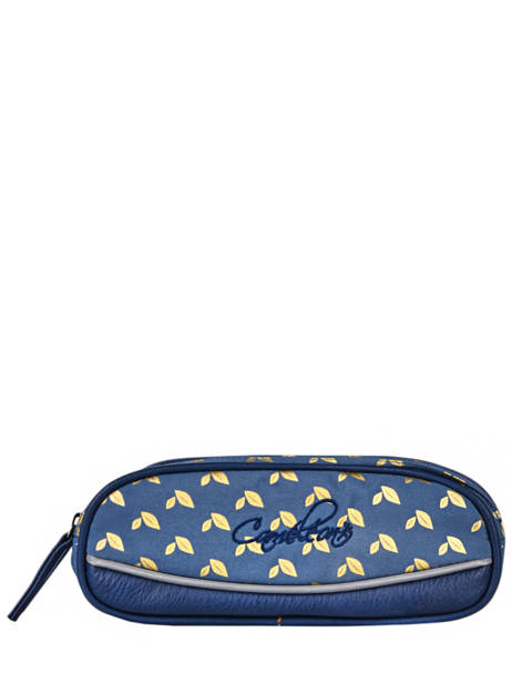 Trousse Enfant 2 Compartiments Cameleon Bleu vintage fantasy TROU