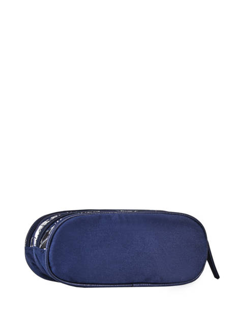 Pencil Case For Boy 2 Compartments Cameleon Blue vintage urban VIB-TROU other view 2