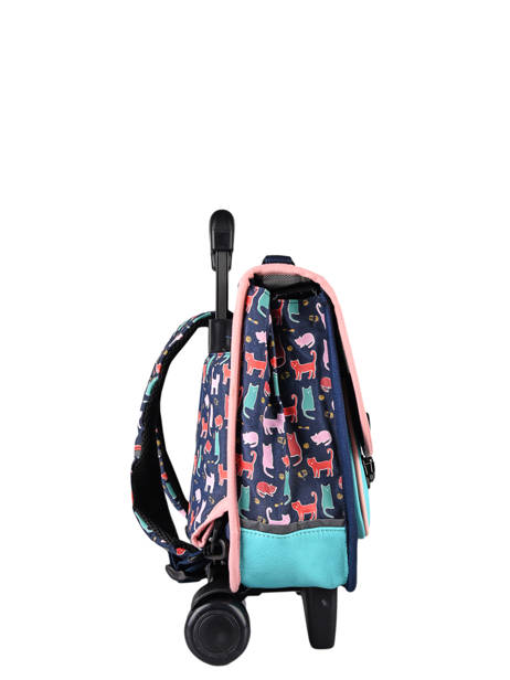 Wheeled Backpack Rétro Cameleon Multicolor retro CR35 other view 4
