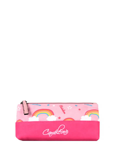 Trousse Enfant 1 Compartiment Cameleon Rose retro TROU