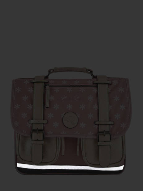 Wheeled Schoolbag For Girls 2 Compartments Cameleon Pink vintage fantasy PBVGCA35 other view 7