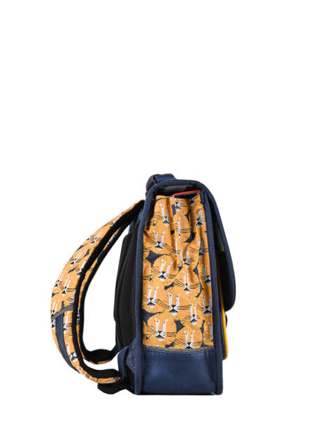 Satchel 1 Compartment Cameleon Yellow retro DALLOE other view 4