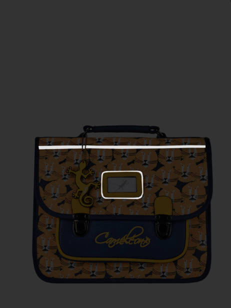 Satchel 1 Compartment Cameleon Yellow retro DALLOE other view 8