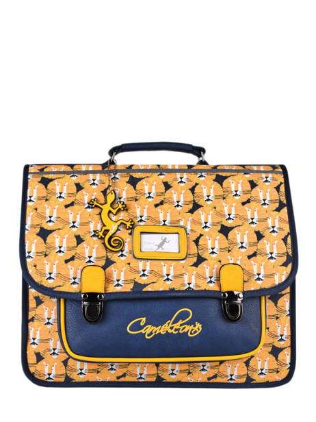 Backpack 2 Compartments Cameleon Yellow retro PBRECA38