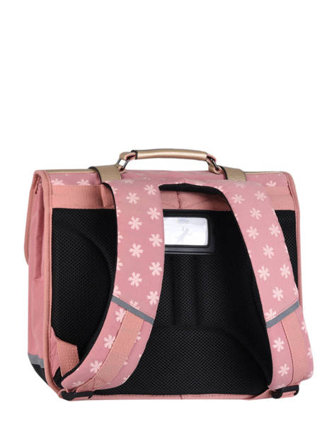 Wheeled Schoolbag For Girls 2 Compartments Cameleon Pink vintage fantasy PBVGCA38 other view 5