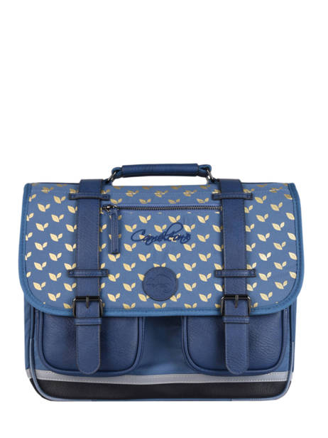 Wheeled Schoolbag For Girls 2 Compartments Cameleon Blue vintage fantasy PBVGCA35