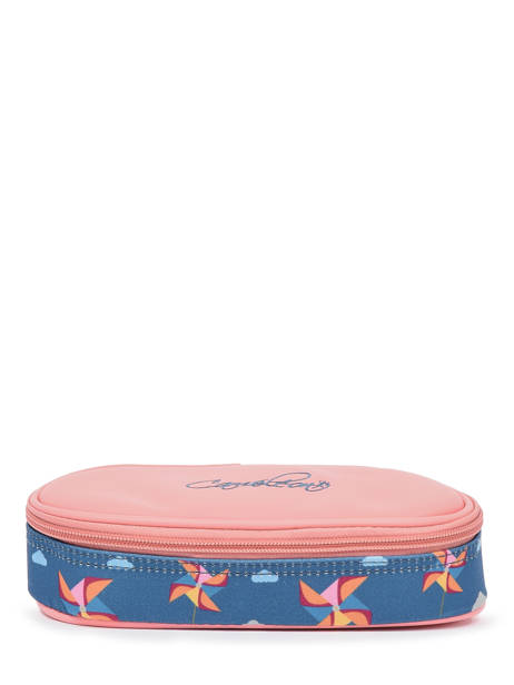 Trousse 1 Compartiment Cameleon Bleu retro PLUM