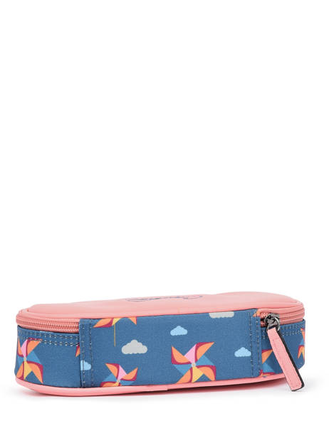 1 Compartment  Pouch Cameleon Blue retro PLUM other view 2