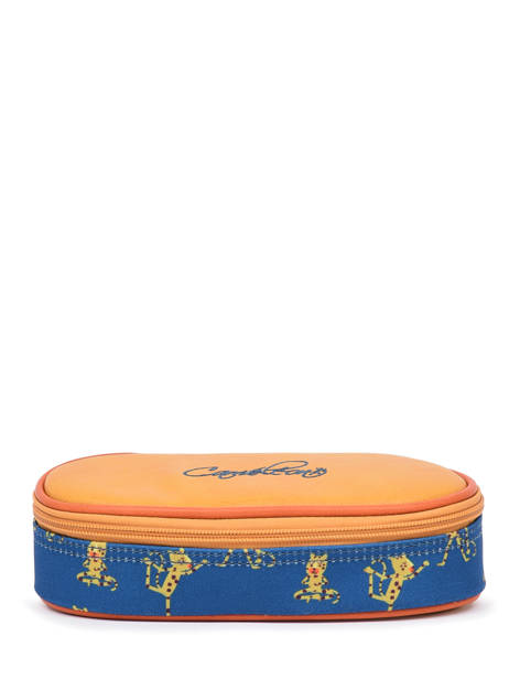 Trousse 1 Compartiment Cameleon Bleu retro PLUM