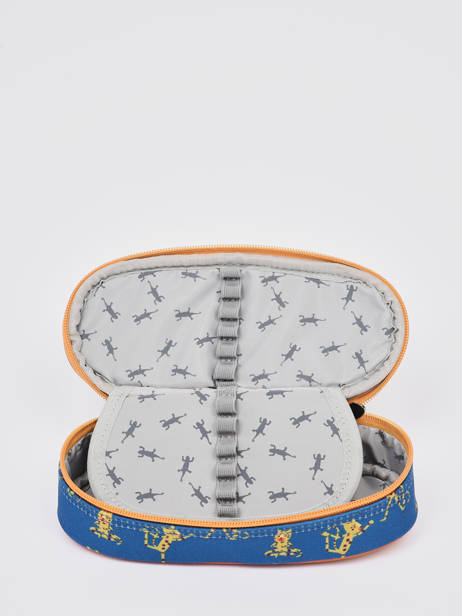 1 Compartment  Pouch Cameleon Blue retro PLUM other view 1