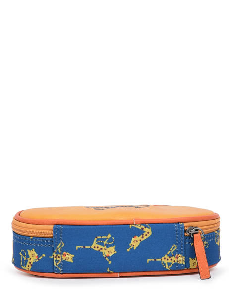 1 Compartment  Pouch Cameleon Blue retro PLUM other view 2