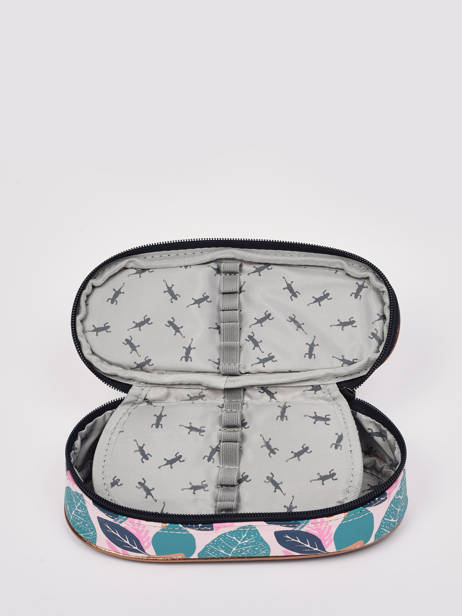 1 Compartment  Pouch Cameleon Pink vintage fantasy PLUM other view 2