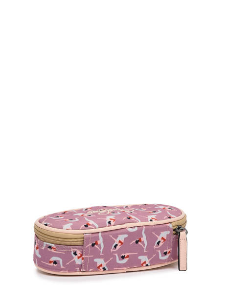 1 Compartment  Pouch Cameleon Pink vintage fantasy PLUM other view 2