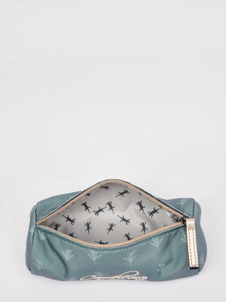 1 Compartment  Pouch Cameleon Green vintage fantasy STRO other view 1
