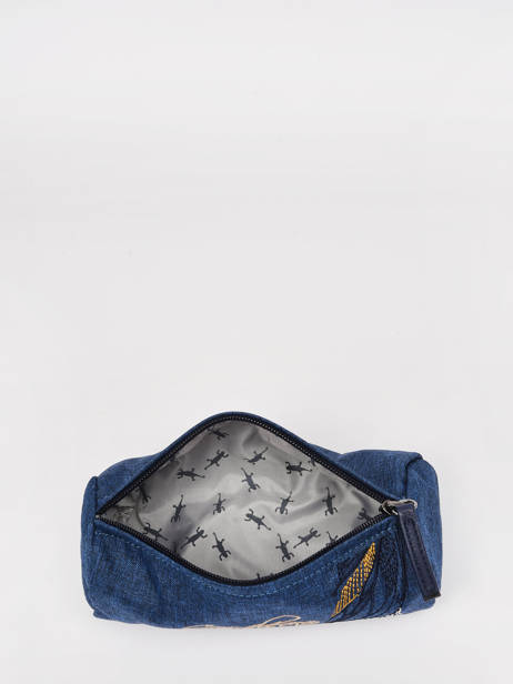 1 Compartment  Pouch Cameleon Blue vintage fantasy STRO other view 1