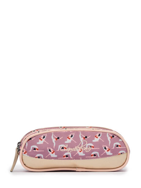 Trousse Enfant 2 Compartiments Cameleon Rose vintage fantasy TROU