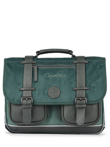 Cartable Vintage Velvet 2 Compartiments Cameleon Vert vintage velvet CA38