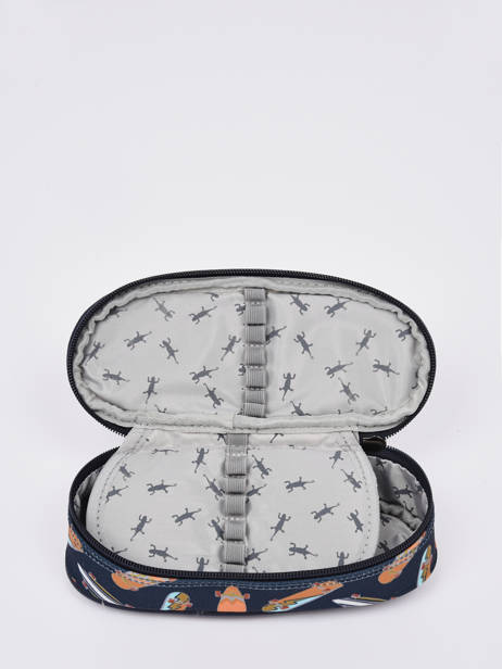 1 Compartment  Pouch Cameleon Blue vintage urban PLUM other view 1