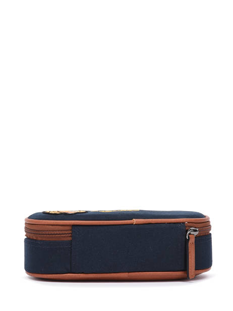 Trousse 1 Compartiment Cameleon Bleu vintage urban PLUM vue secondaire 2