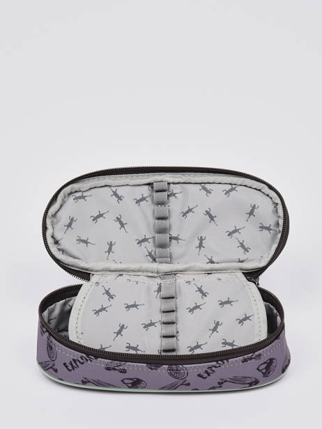 Trousse 1 Compartiment Cameleon Gris vintage urban PLUM vue secondaire 1