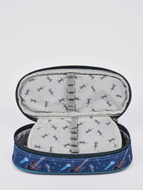 Trousse 1 Compartiment Cameleon Bleu vintage urban PLUM vue secondaire 1